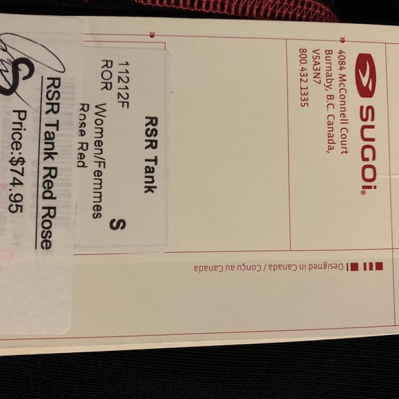 NWT MADE IN PORTUGAL Womens SUGOI reflective bike tank top - Picture 4 of 5